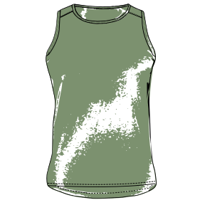 Fashion sewing patterns for MEN T-Shirts Tank top 7621